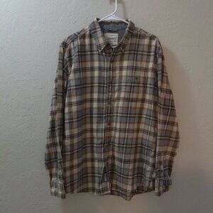 Weatherproof Vintage Plaid Flannel Shirt – Men’s Large
